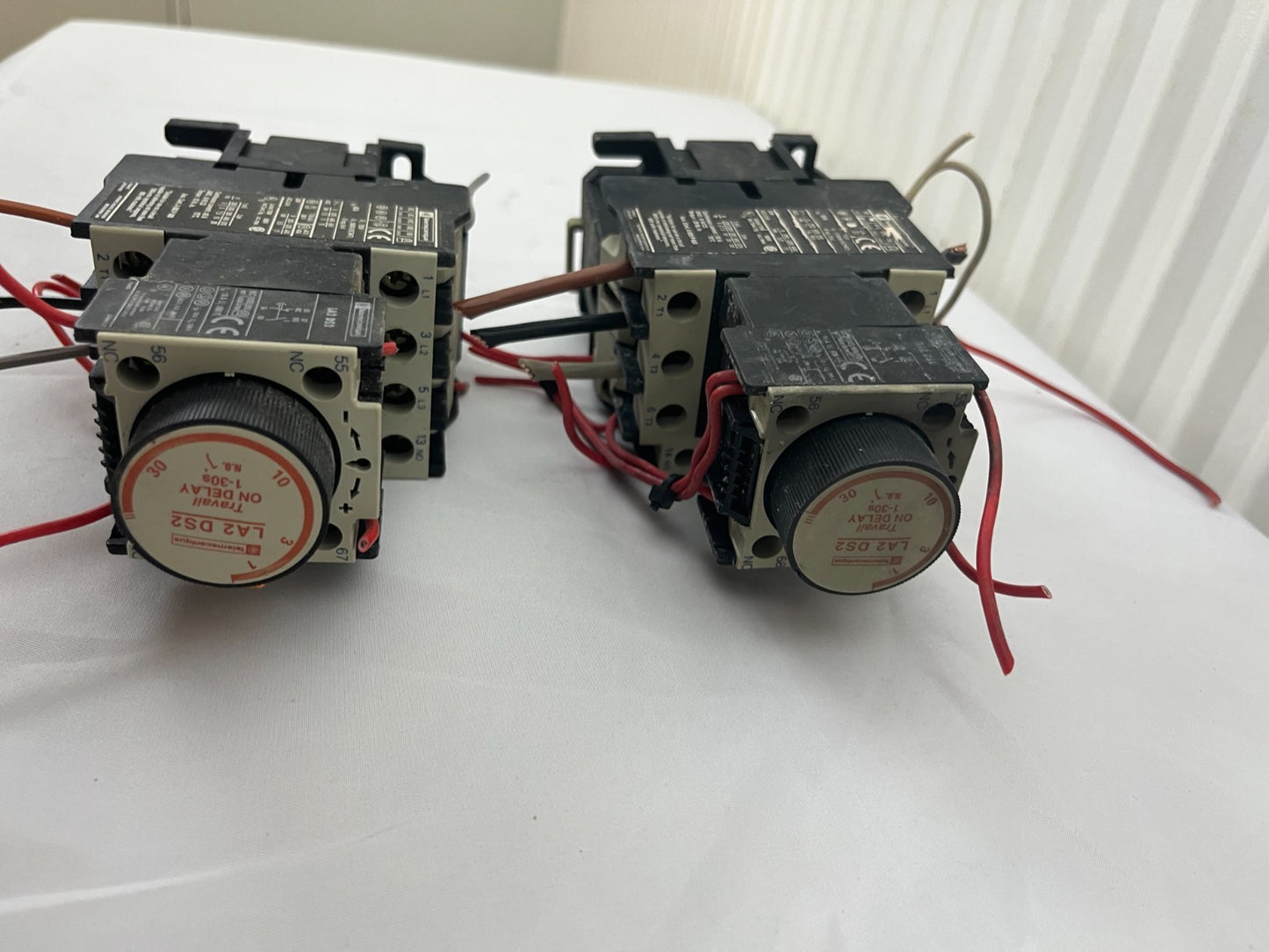 Telemecanique 40A AC Contactor + LA2 DS2 Pneumatic Time Delay Bundle – 2 Units