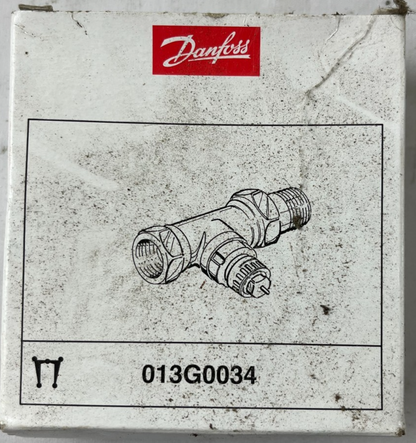 Danfoss RA-N 15 1/2 Radiator Valve 013G0034 Straight PN10 New Spare Unit