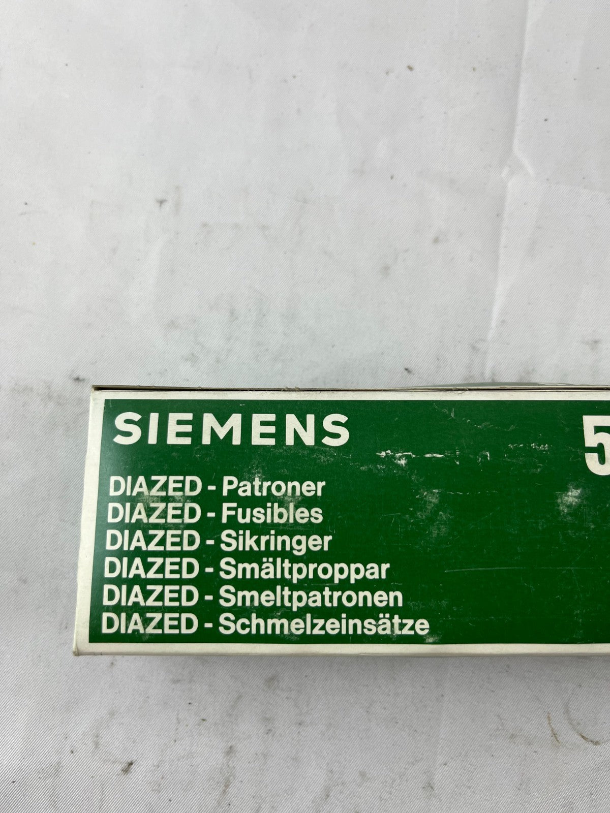 Siemens 5SB3 950‑1 Diazed 50A Quick‑Acting DIII Fuse Links Box Of 5 New Spares