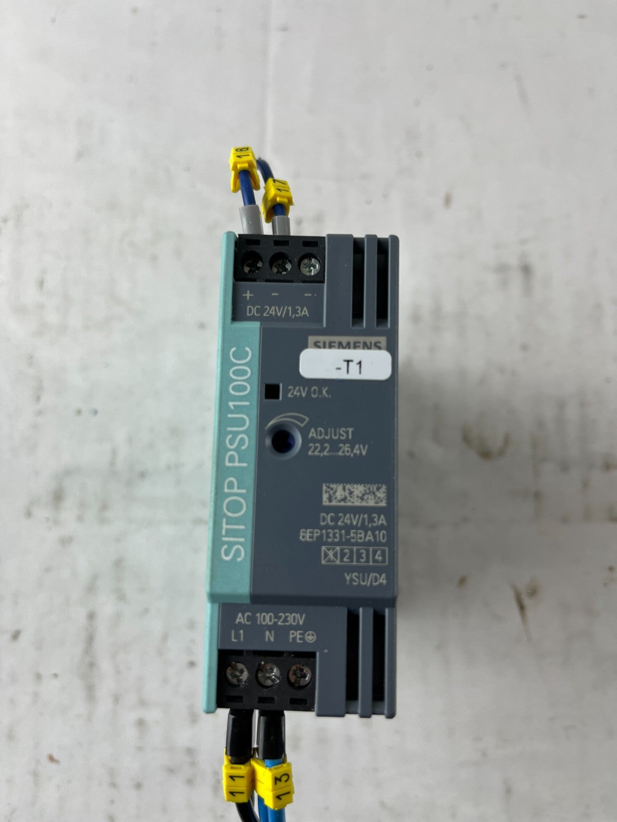 Siemens SITOP PSU100C 6EP1331-5BA10 24V DC 1.3A Power Supply 100-230V Used Spare