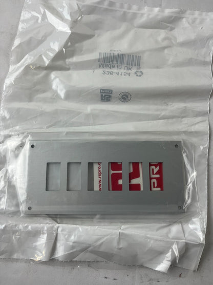 RS PRO 236-4154 Aluminium Front Panel Plate 6 Way Cutout New Spare Part