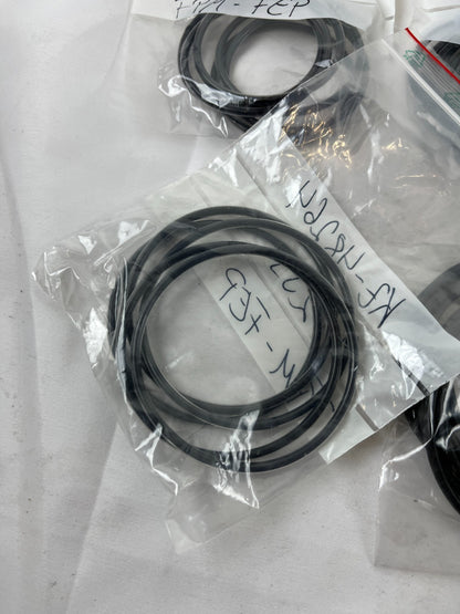 Industrial Pump Gasket Seal Lot EPDM FPM-FEP O-Rings Mixed Sizes New 4pcs