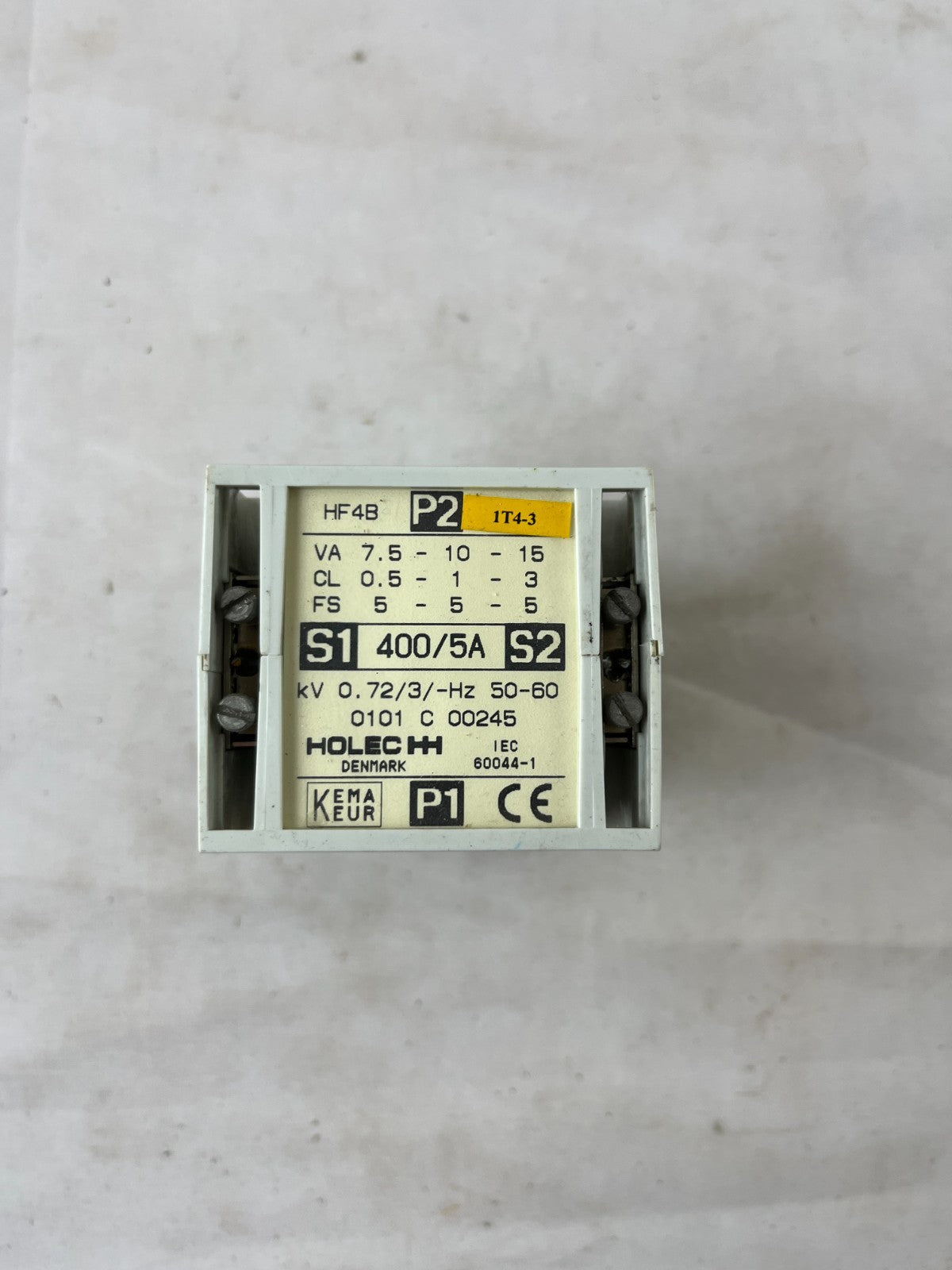 Holec HF4B 400/5A Current Transformer 7.5/10/15VA IEC 60044-1 New