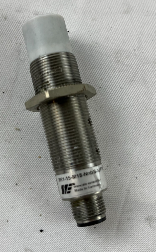 SIS SK1-15-M18-NnbS-V/PTFE-Y2 Inductive Proximity Sensor M18 15mm 10‑30V DC New