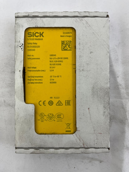 SICK RLY3-OSSD100 Safety Relay 24VDC Cat4 PL e SIL3 Expansion Module New In Box