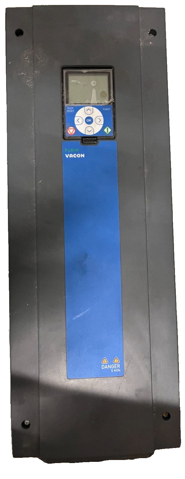 Vacon 100 FLOW VACON0100-3L-0072-5 37kW 72A 400V AC Drive IP54 Used Spare Unit