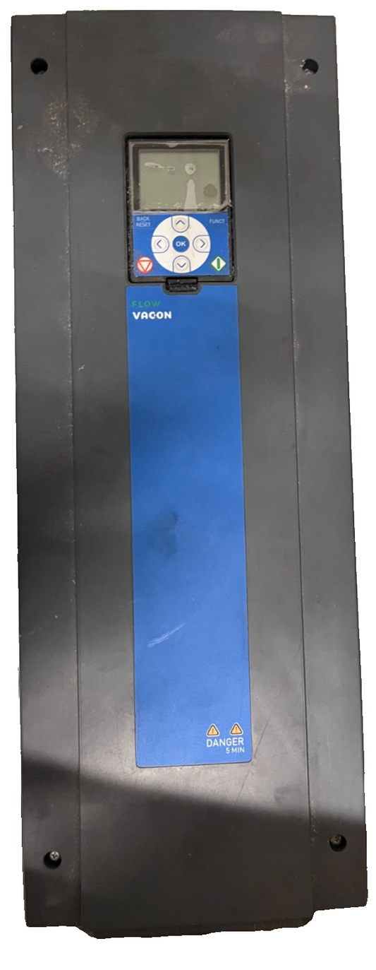 Vacon 100 FLOW VACON0100-3L-0072-5 37kW 72A 400V AC Drive IP54 Used Spare Unit