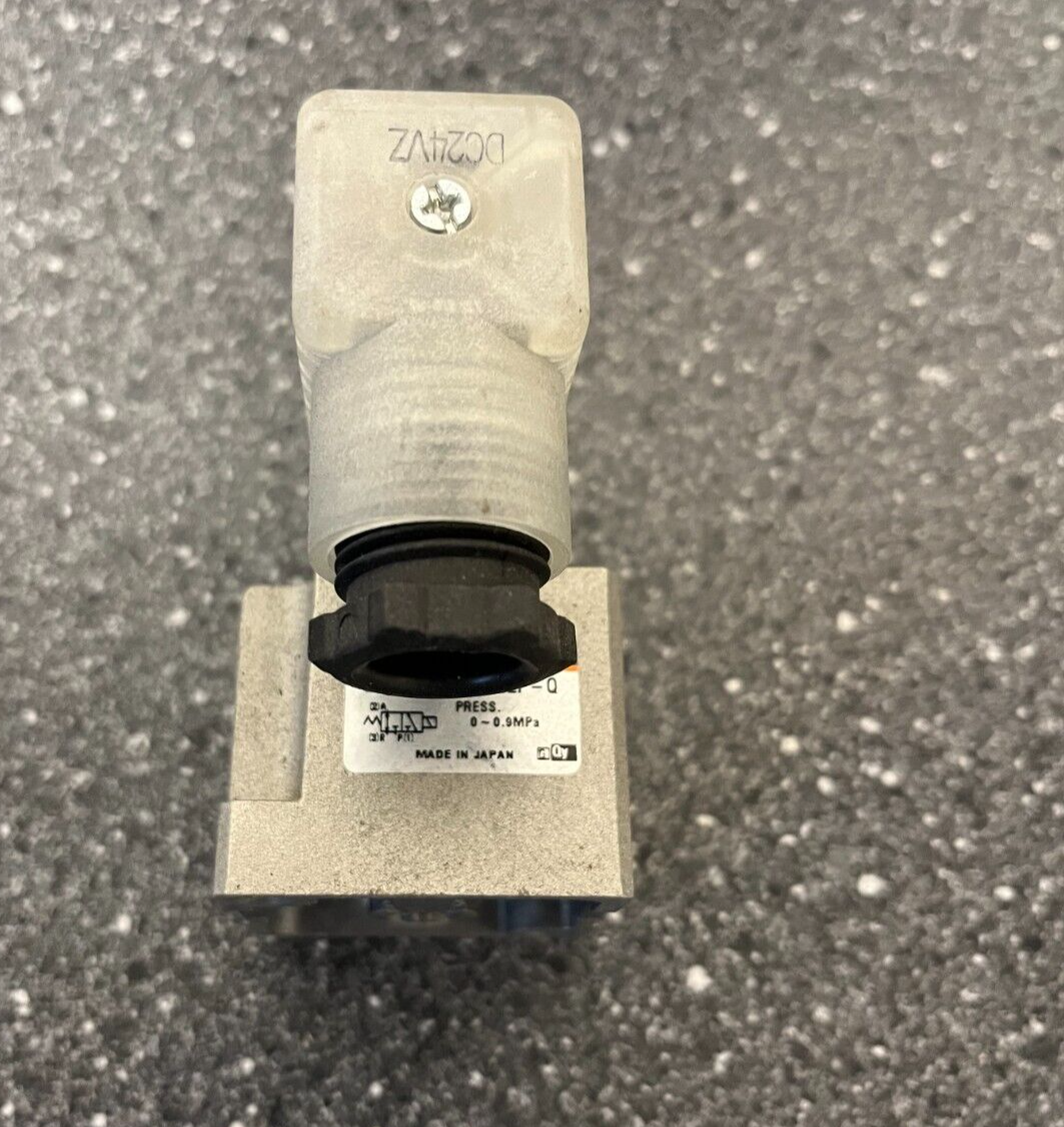 New SMC EVT317-5DZ-02F-Q Pneumatic Solenoid Valve 24VDC, 0-0.9MPa, Made in Japan