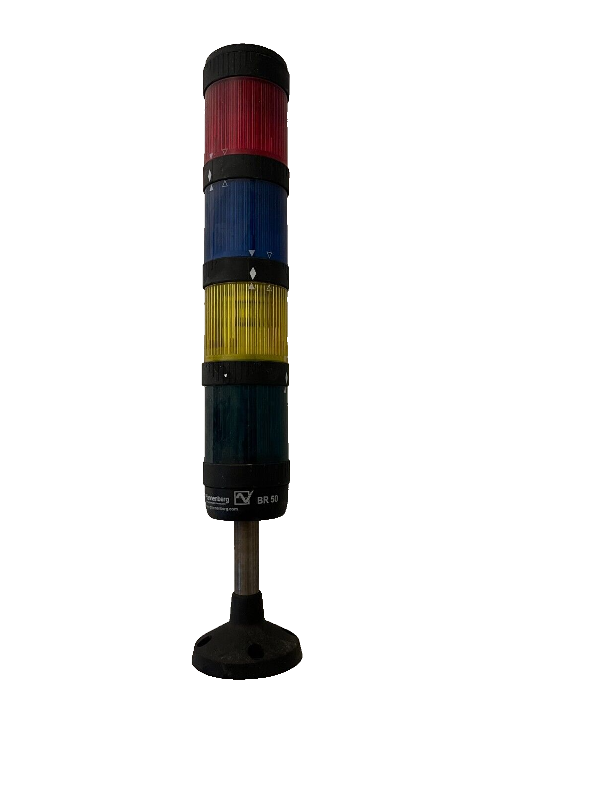 Pfannenberg BR 50 Industrial Stack Light Tower Red/Blue/Yellow - Working, Used