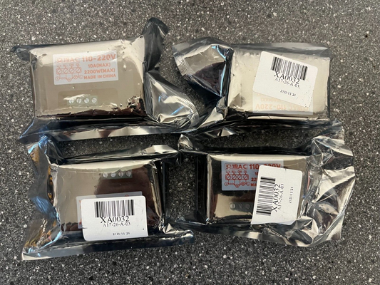 Lot of 4 Brand New Time Control Relay Modules AC 110-220V 100A Max, Sealed
