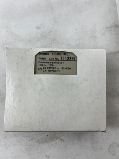 Omron H3DS-ML Multifunction Timer Relay 24-230VAC 24-48VDC New in Box