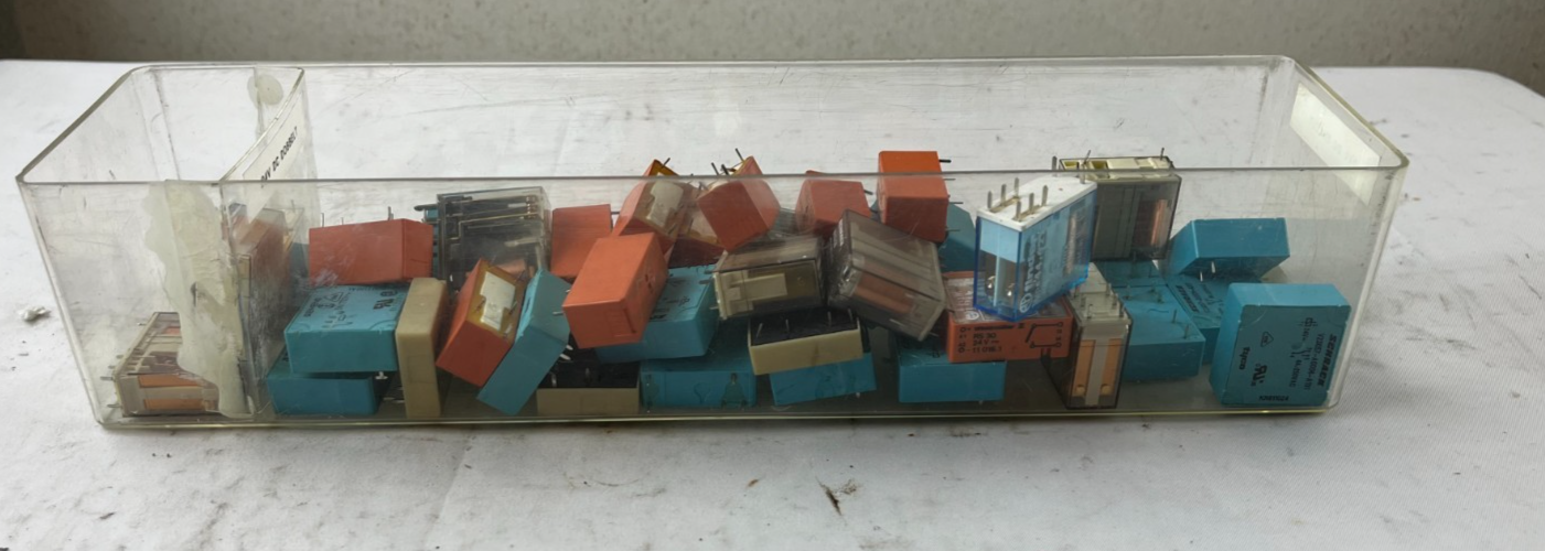 Industrial Relay Lot Schrack Siemens Finder Tyco 24V Control Relays Mixed Used