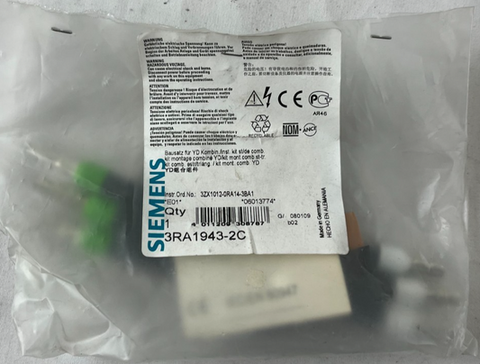 Siemens 3RA1943-2C Wiring Kit YD Combination Set New Sealed Never Used Unit