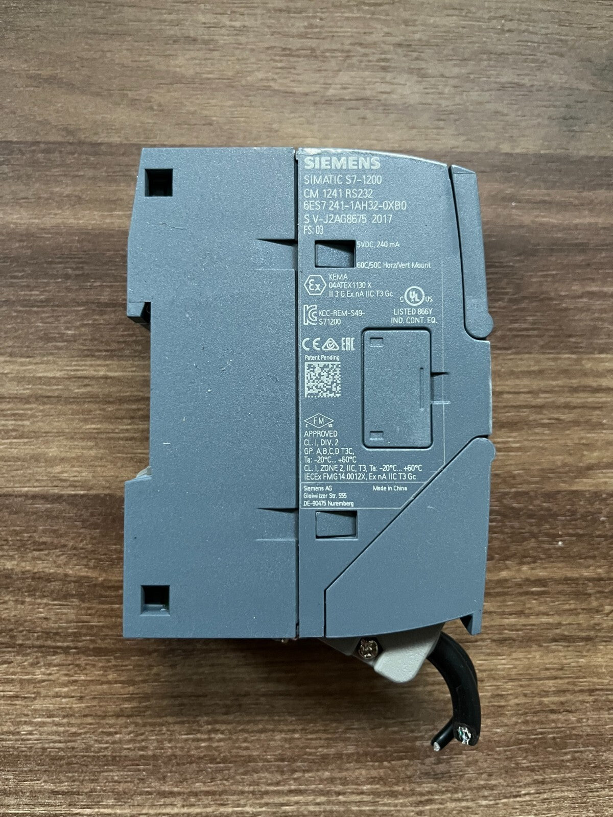 Siemens SIMATIC S7-1200 CM 1241 RS232 Communication Module, 6ES7 241-1AH32-0XB0