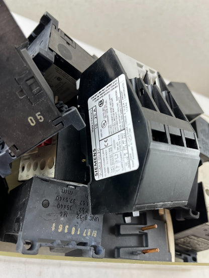Siemens 3UA Series Thermal Overload Relay Mixed Lot, 16–25 A, Used Bundle Spares