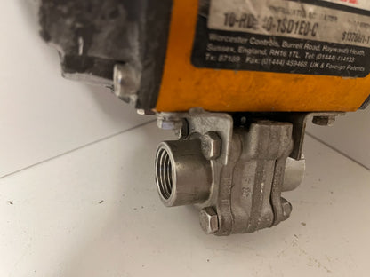 Norbro 40R Pneumatic Actuator 10-RDA40-1SD1E0-C w/ Valve - Used, Working