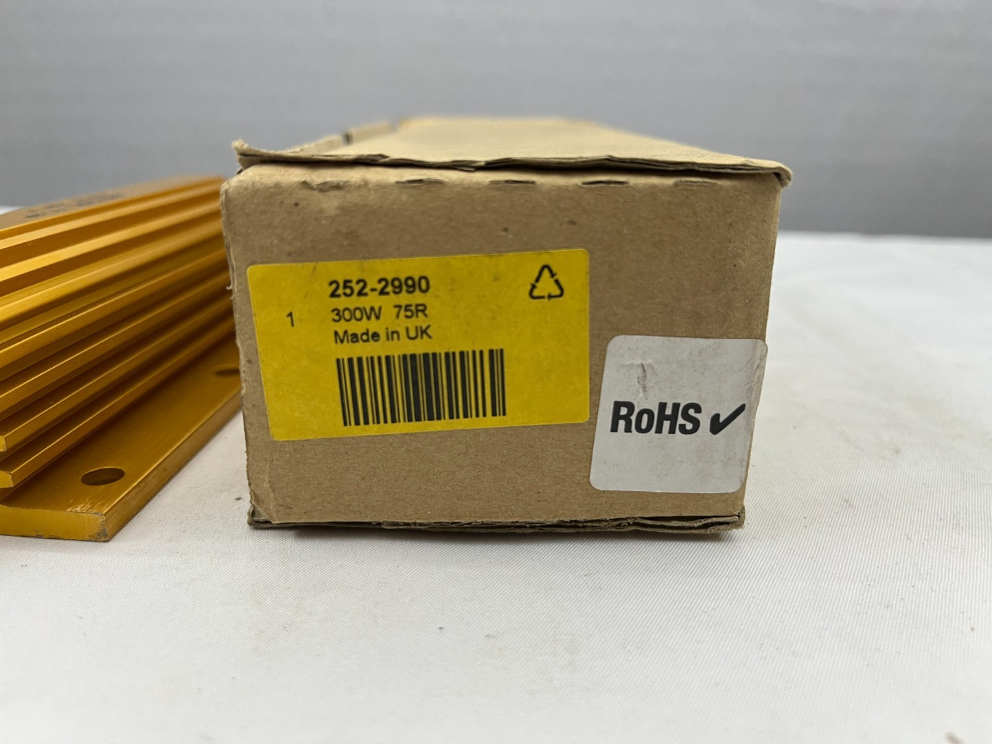 ARCOL HS300 75R J 300W 75 Ohm Wirewound Chassis Mount Resistor New UK Industrial