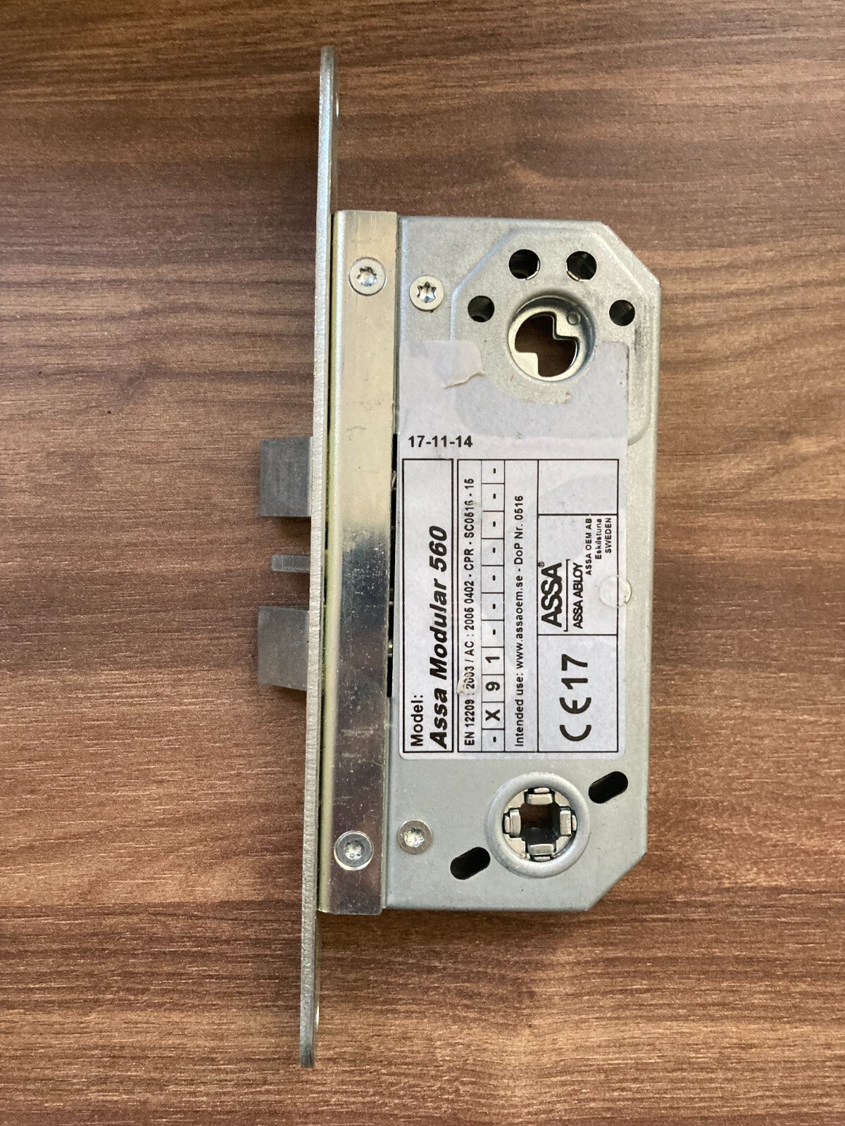 Assa Abloy Modular 560 Double latch lock with automatic locking L: 22.5mm