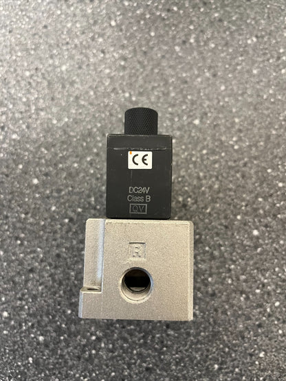 New SMC EVT317-5DZ-02F-Q Pneumatic Solenoid Valve 24VDC, 0-0.9MPa, Made in Japan