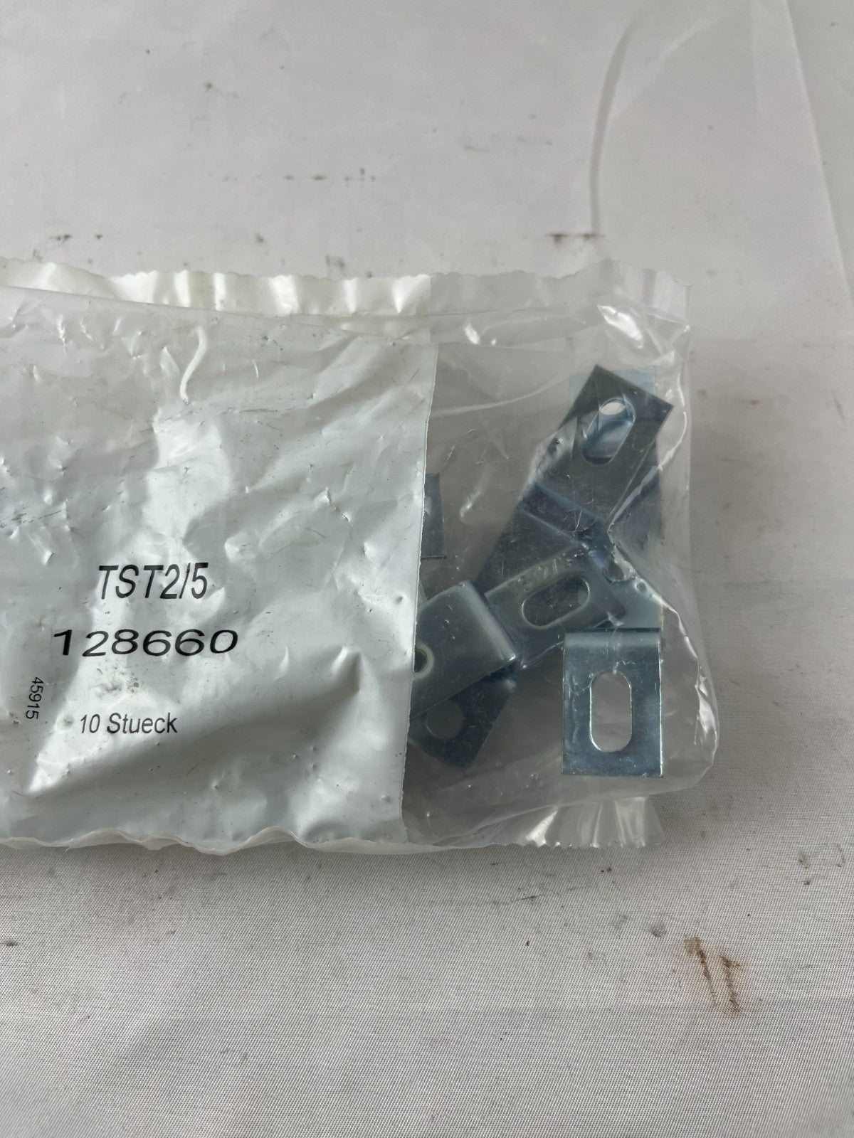 Weidmüller TST 2/M5 1286600000 DIN Rail Mounting Feet Brackets Pack of 10 New