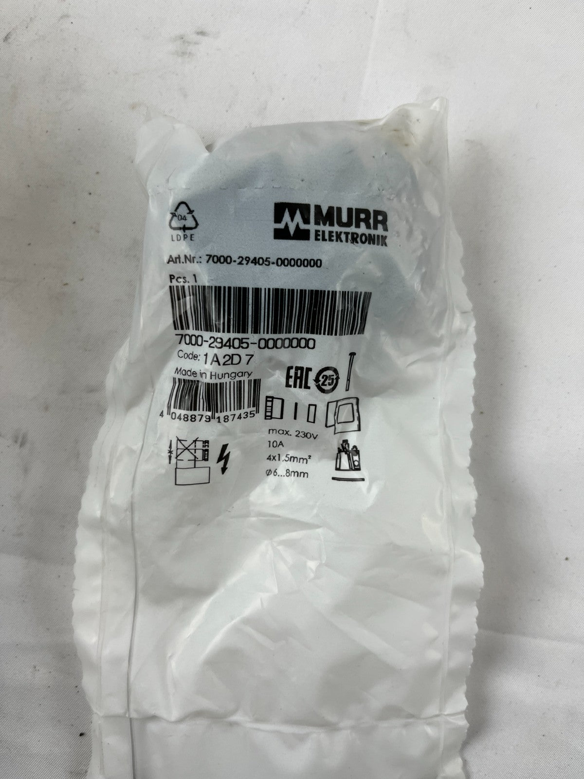 Lot of 21x Murr Elektronik 7000-29405-0000000 DIN 43650 Valve Connectors Form A
