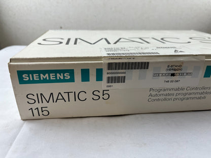 Siemens SIMATIC S5 PS 951 Power Supply 6ES5951‑7LD12 115/230 V AC 5 V DC 7/15 A