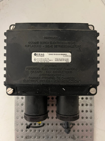 CEAG GHG7910101R0001 ATEX Junction Box Ex e II T6 IP66 690V Used Working