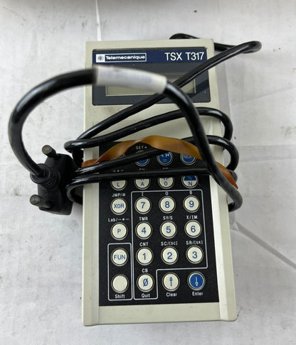 Telemecanique TSX T317 Programming Terminal for TSX17 Micro PLCs w. Box & Manual