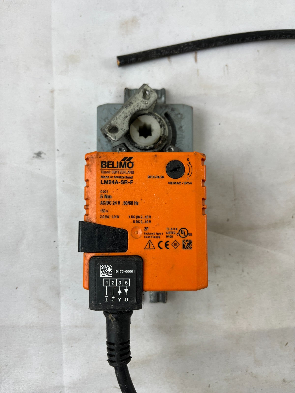 Belimo LM24A-SR-F Rotary Damper Actuator 5Nm AC/DC 24V Modulating Used Spare