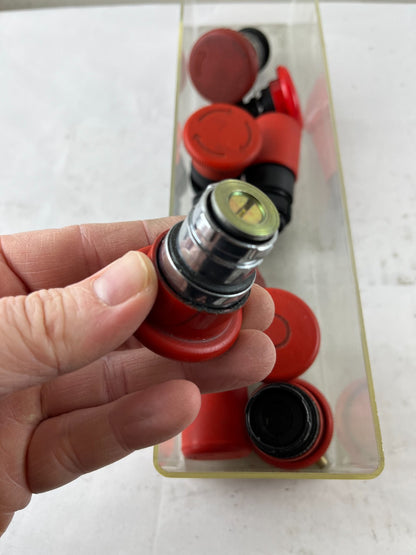 Industrial Emergency Stop Push Button Switches 22 Mm Red Mushroom Lot, Used