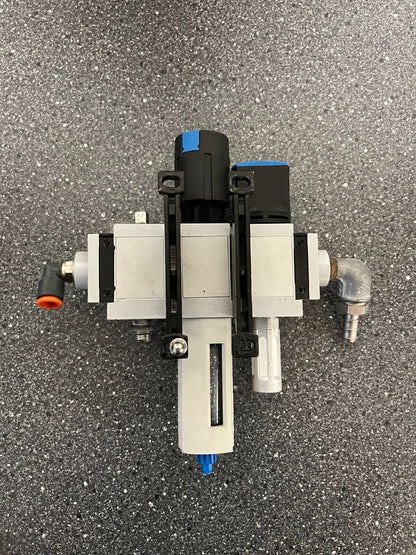 FESTO MS4 Pneumatic Filter Regulator Unit Gauge MS4-LFR-1/4-D6-C-R-M-AS