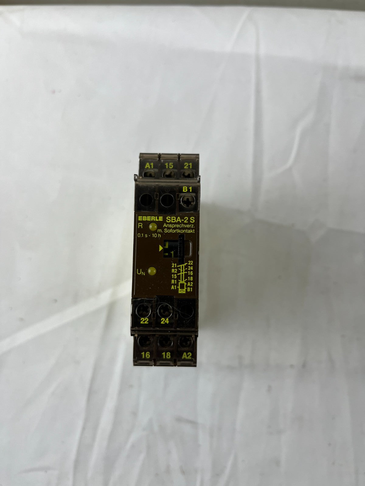 Eberle SBA-2S Timer Relay NEW 0.1s-10h 220V 24V Programmable DIN Rail Germany