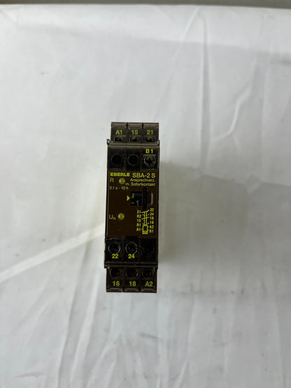 Eberle SBA-2S Timer Relay NEW 0.1s-10h 220V 24V Programmable DIN Rail Germany