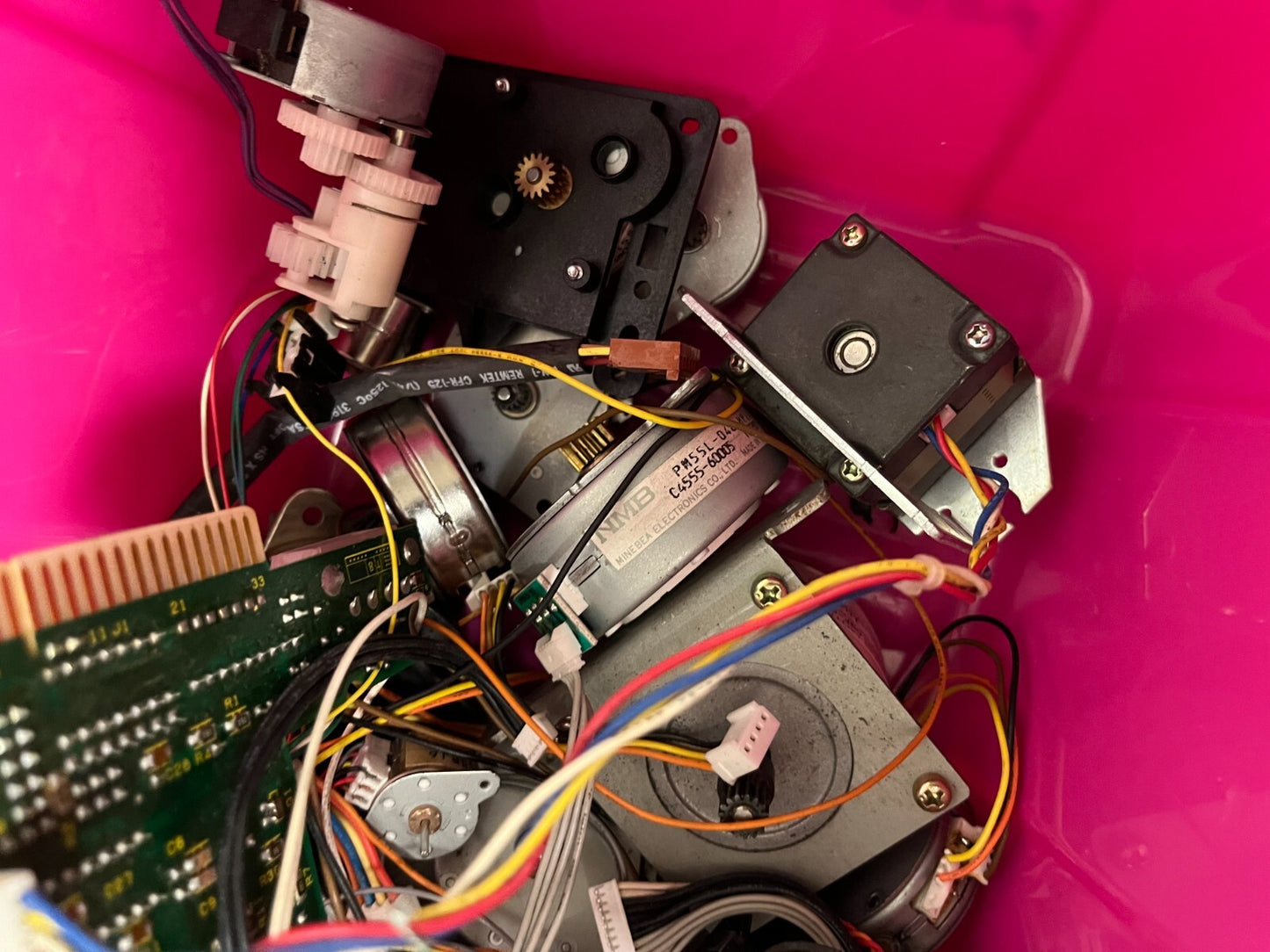 Large Lot of Assorted Stepper Motors and Components - Hobbyist/Repair Parts