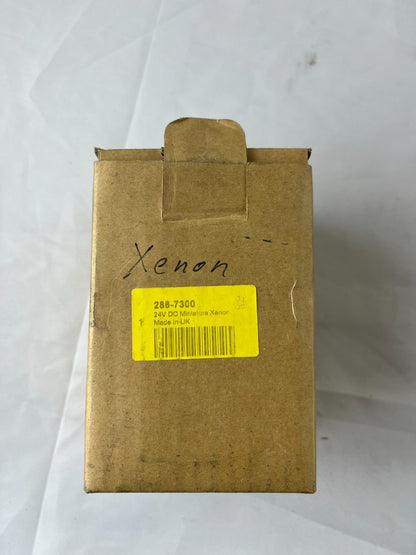 DG Controls XFD/DC/24/SH Miniature Xenon Beacon 24V DC Amber 286‑7300 New UK