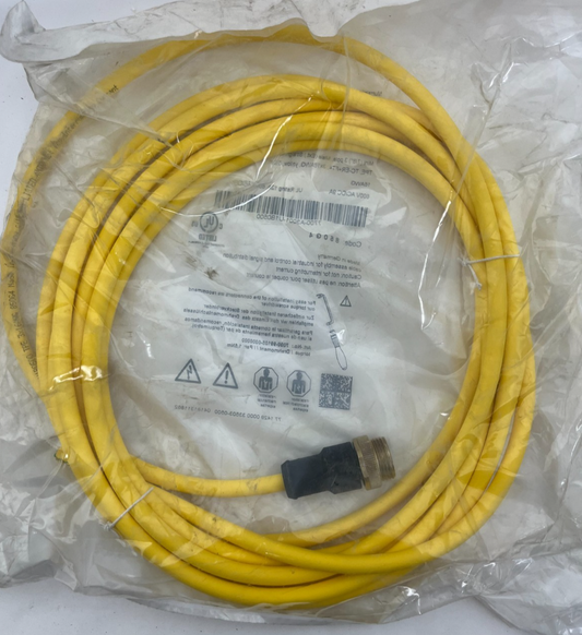 Murrelektronik 7700-A3001-U1B0500 7/8" 3-Pole Male Cable 5m 16AWG TC-ER FT4