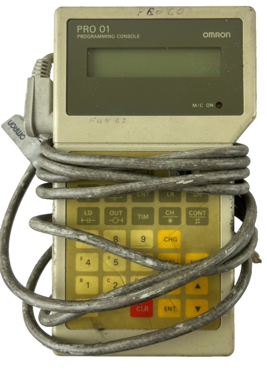 Omron SP10‑PRO01‑V1 PRO 01 Programming Console Used Spare Part