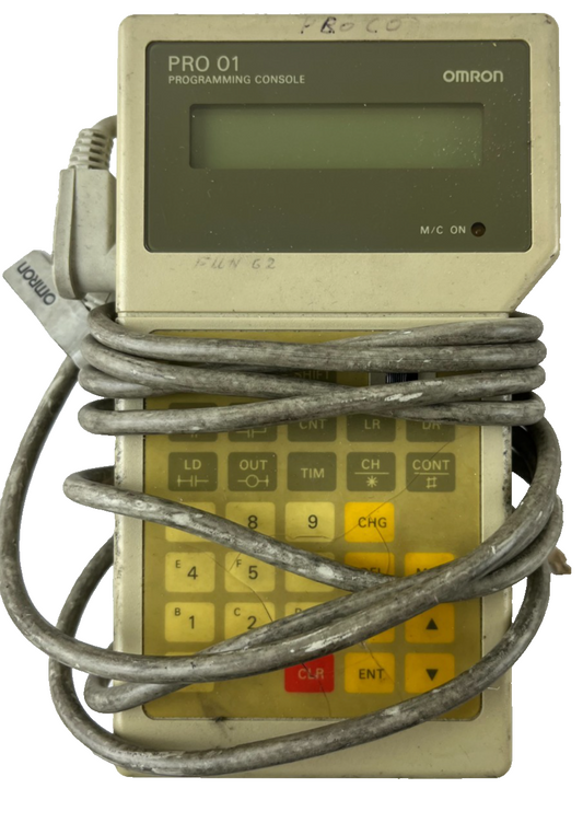 Omron SP10‑PRO01‑V1 PRO 01 Programming Console Used Spare Part