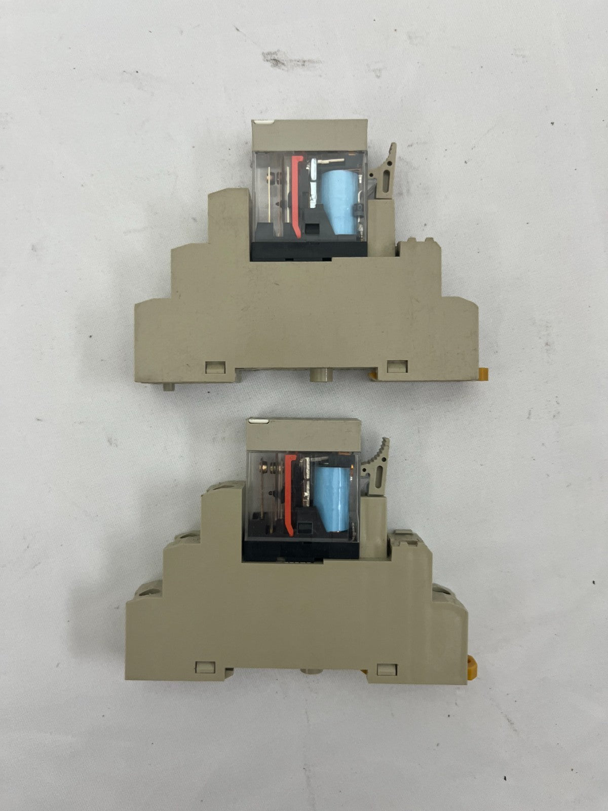 Omron G2R-1-SN 24V DC SPDT Industrial Relay Bundle – 2x Used, Tested, DIN Mount