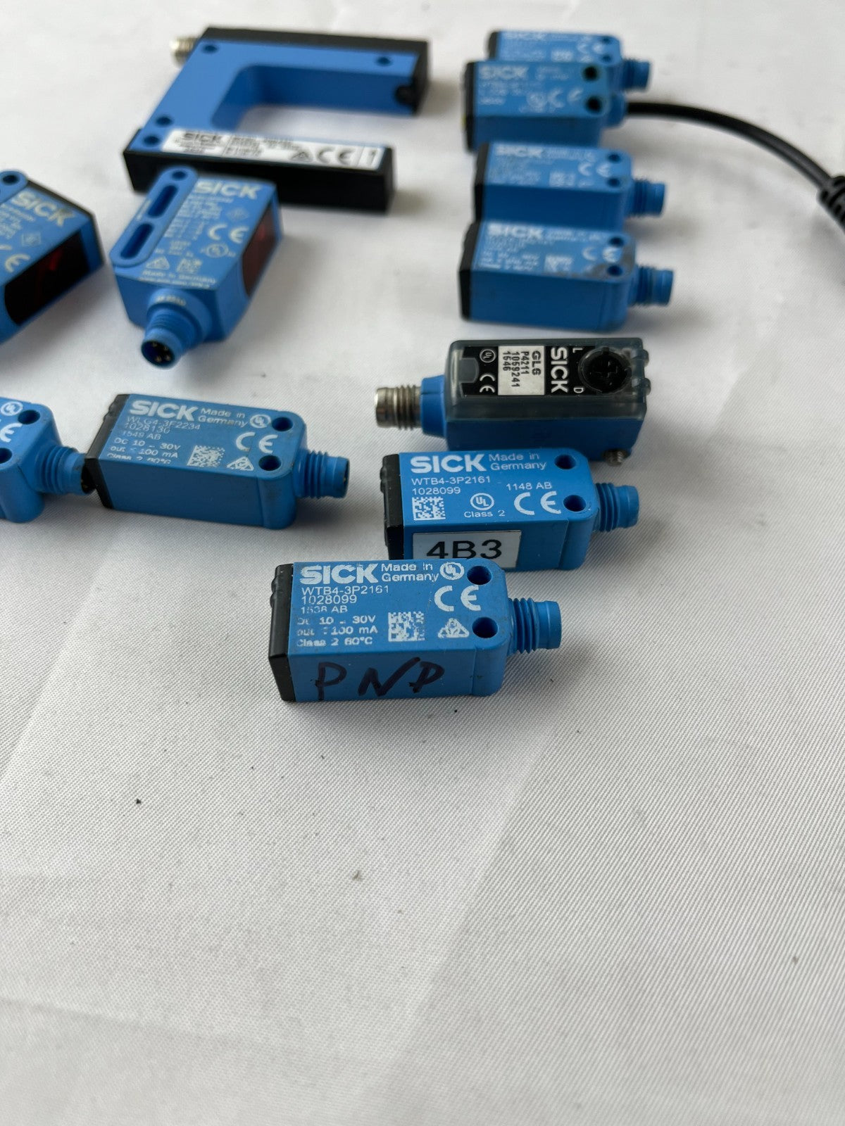 12x SICK Sensors USED Bundle WF30 WL9G WLG4 WTV4 WT4 Photoelectric Lot Germany