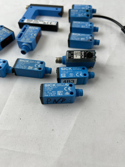 12x SICK Sensors USED Bundle WF30 WL9G WLG4 WTV4 WT4 Photoelectric Lot Germany