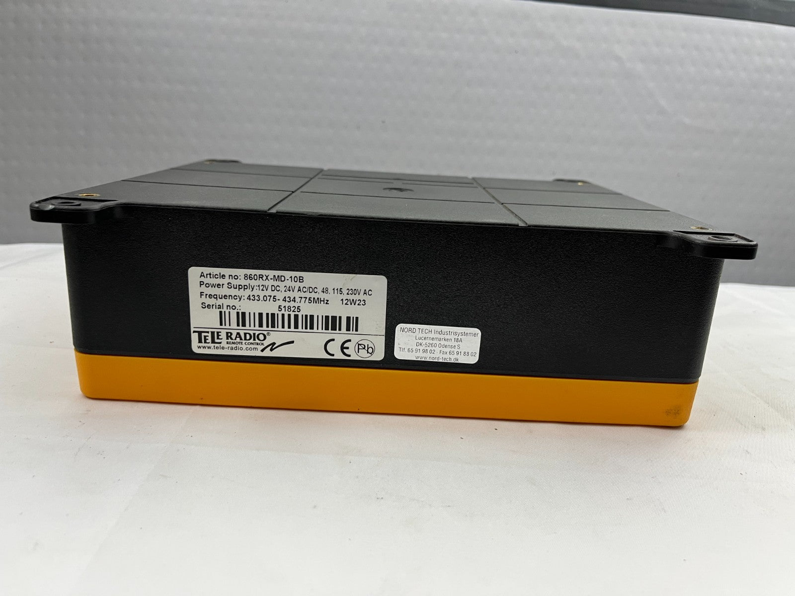 Tele Radio 860RX-MD-10B Industrial Remote Receiver, 433MHz, Multi-Voltage, New