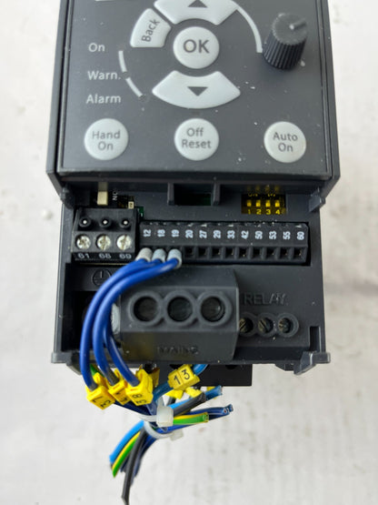 Danfoss VLT Micro Drive FC-051PK18S2E20H3 VFD 0.18kW 200-240V Used Spare Unit