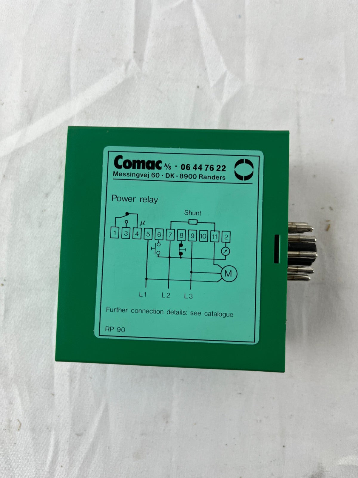 Comac RP90 Power Relay NEW 3-Phase 230VAC Motor Monitor 0-6A Denmark Made