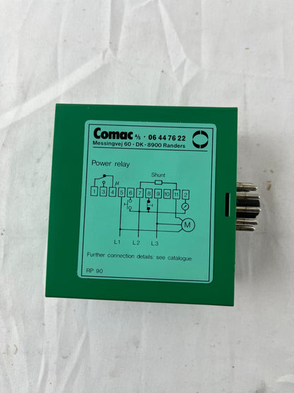 Comac RP90 Power Relay NEW 3-Phase 230VAC Motor Monitor 0-6A Denmark Made