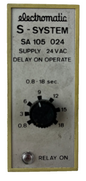 Electromatic SA 105 024 Time Delay Relay 24VAC 0.8-18 Sec Delay On Operate