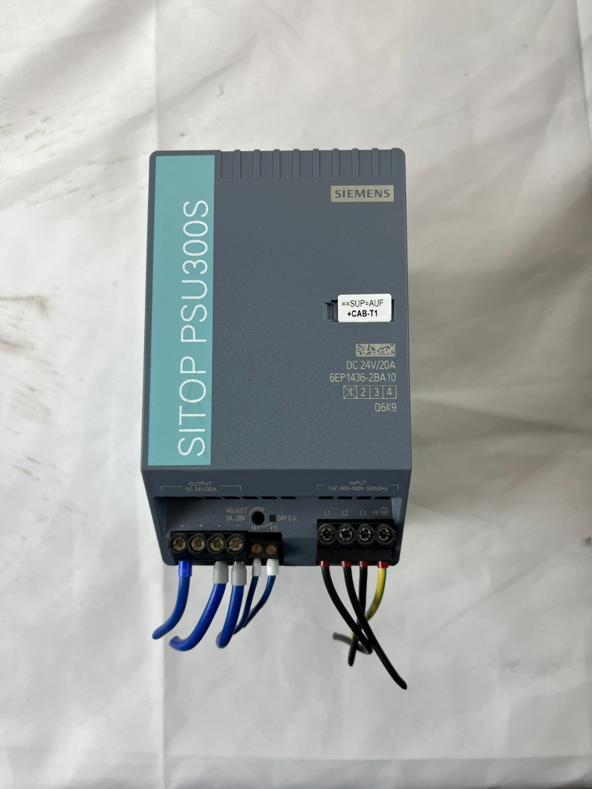 Siemens SITOP PSU300S 6EP1436-2BA10 24V 20A Power Supply Tested Used Spare Unit