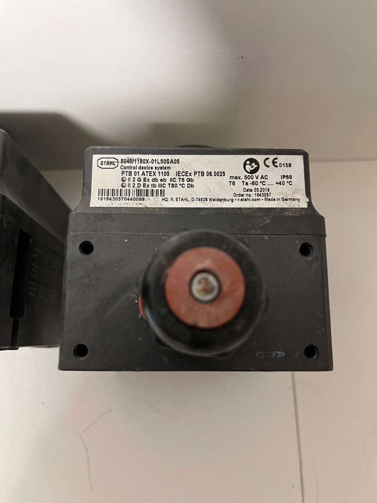 2x R. STAHL 8040/1180X-01L50SA05 Consig ATEX Control Devices - Used, Working