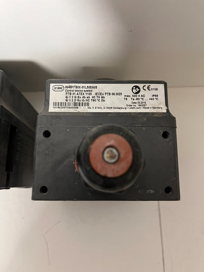 2x R. STAHL 8040/1180X-01L50SA05 Consig ATEX Control Devices - Used, Working