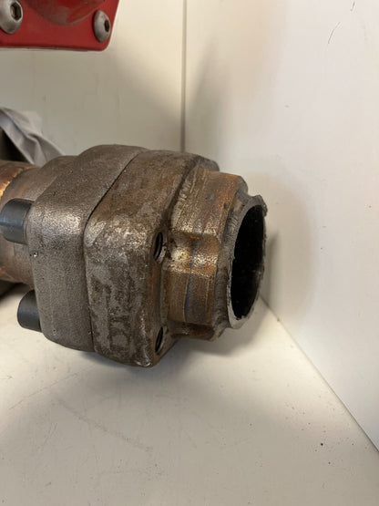 END-Armaturen ZA310367 DN50 Pneumatic Ball Valve PN64 SS PTFE Double Acting